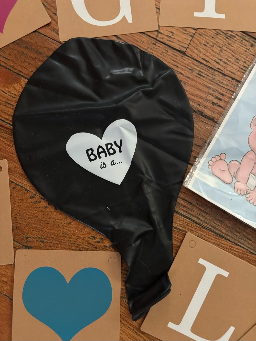 Gender Reveal Balloon & Banner Set